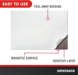 Photo Magnet Sheets - Self-Adhesive 4x6 Inch (Set of 24)