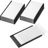 Magnetic Label Holders - 3x5 Inch Clear Card Holders (Set of 25)