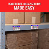 Magnetic Label Holders - 3x5 Inch Clear Card Holders (Set of 25)