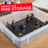 Magnet Receptive Ferrous Sheets with Strong Adhesive Backing, Flexible Rubber Sheet Metal for Arts, Crafts, Storage, Organization, 8.5” x 12.3” (Pack of 5)