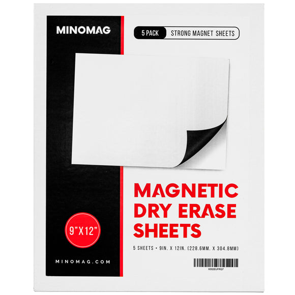Magnetic Dry Erase Sheets | 9in.x12in. (Set of 5)