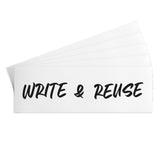 Minomag Magnetic Dry Erase Labels 1x3 inch (50 Count)