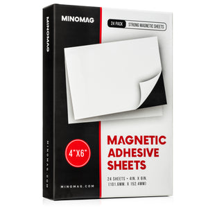 Magnetic Sheets with Adhesive Backing