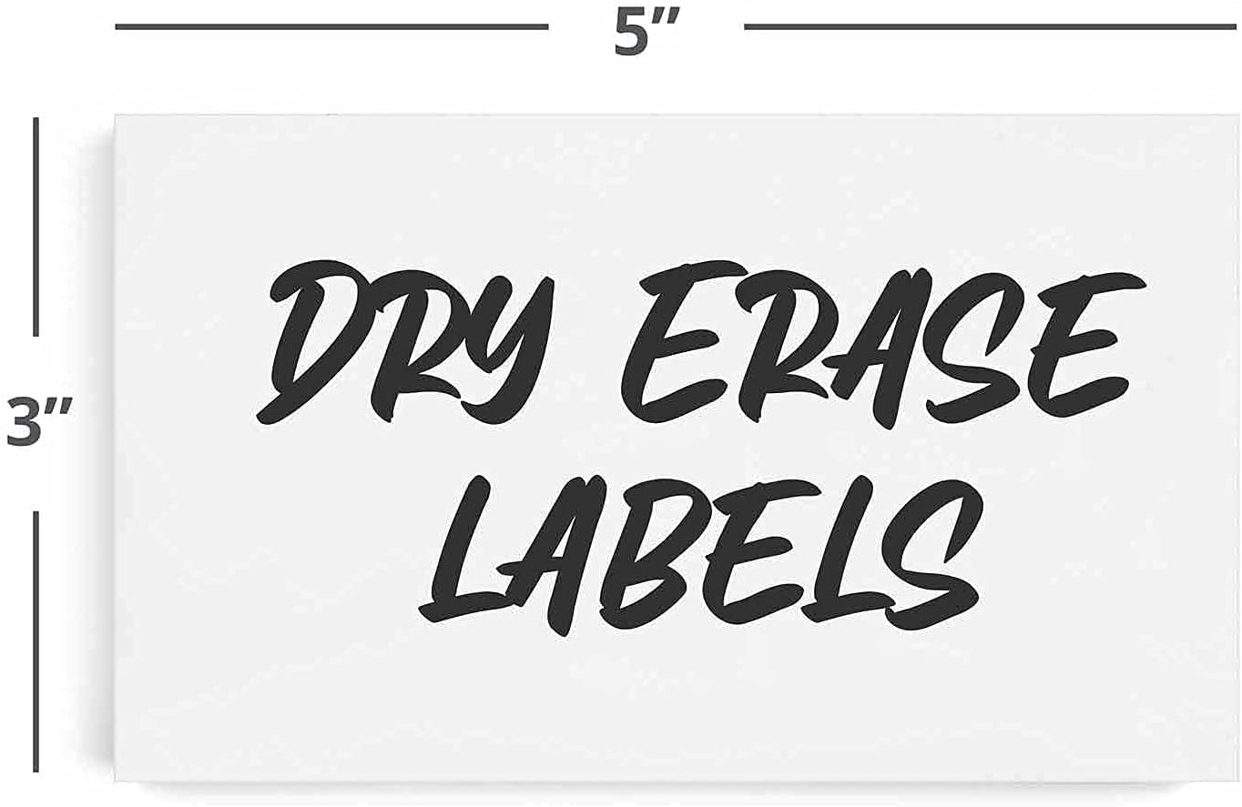 Magnetic Dry Erase Labels Ultra-Large - 6 x 3.5 Inch - 5Pcs